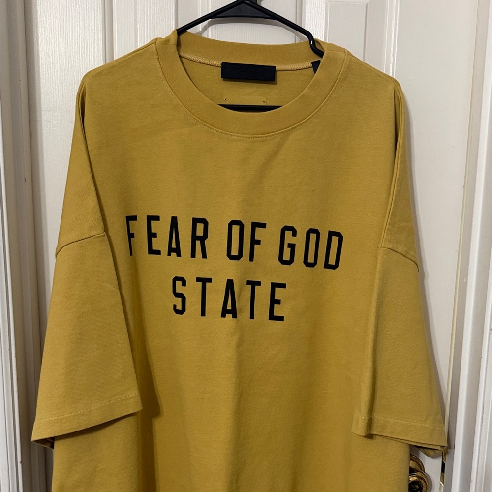 Essentials Mustard Short Sleeve Tee